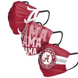 FOCO Adult Alabama Crimson Tide 3-Pack Matchday Face Coverings