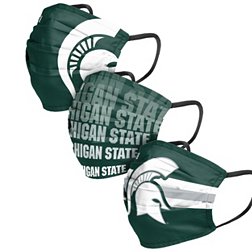 FOCO Adult Michigan State Spartans 3-Pack Matchday Face Coverings