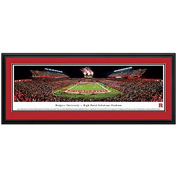 Blakeway Panoramas Rutgers Scarlet Knights Double Mat Deluxe Frame