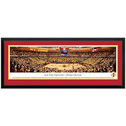 Blakeway Panoramas Iowa State Cyclones Double Mat Deluxe Frame