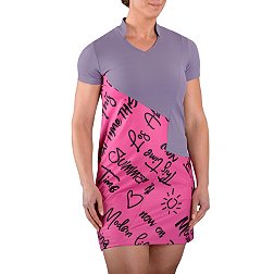 SwingDish Women's Rhen Short Sleeve Golf Dress