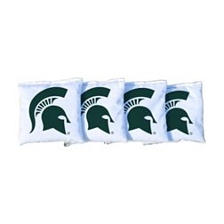 Victory Tailgate Michigan State Spartans Cornhole 4-Pack Bean Bags