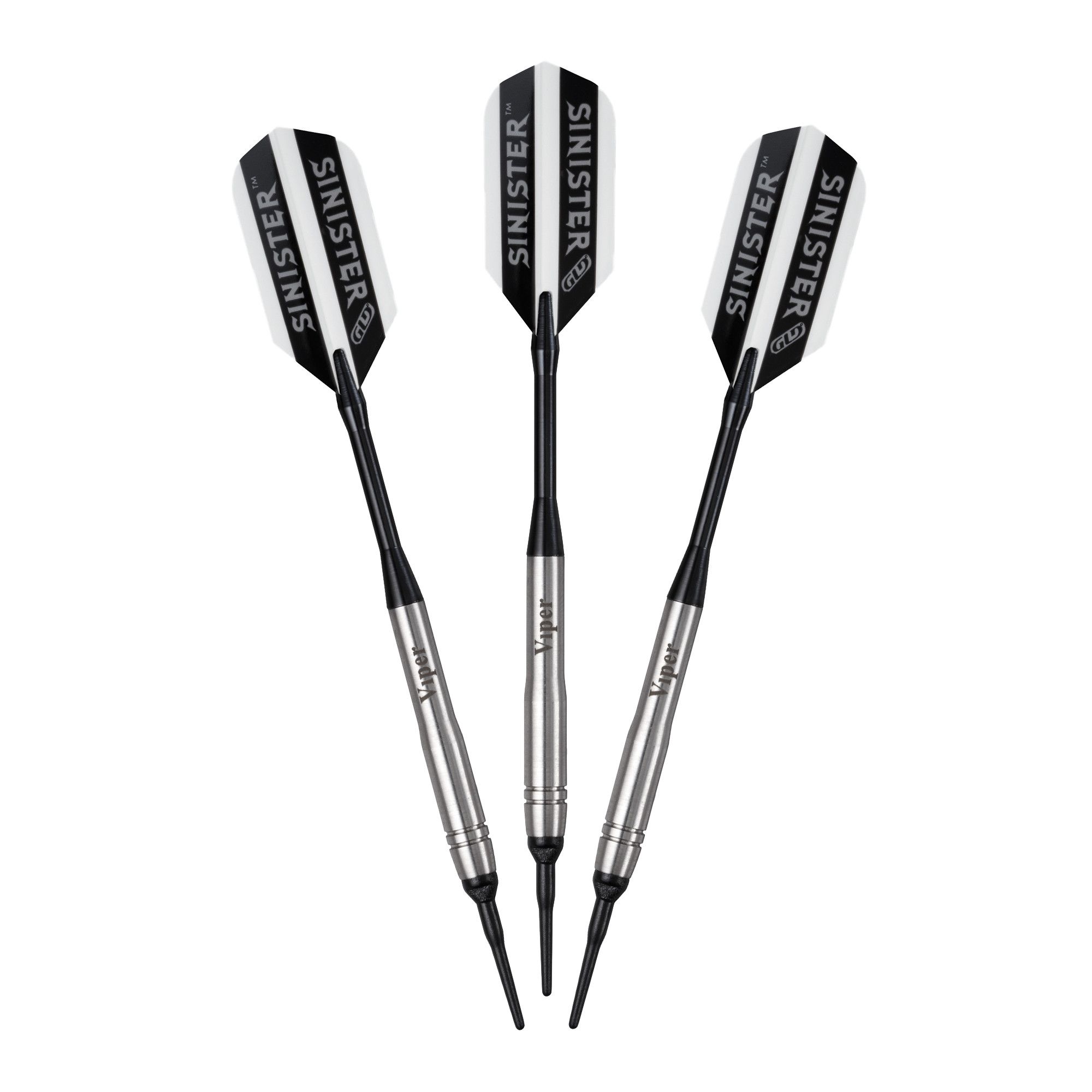Viper Sinister Grooved Barrel 18g Tungsten Soft Tip Darts