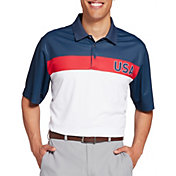 Walter Hagen Men's Perfect 11 Americana Chest Logo Golf Polo