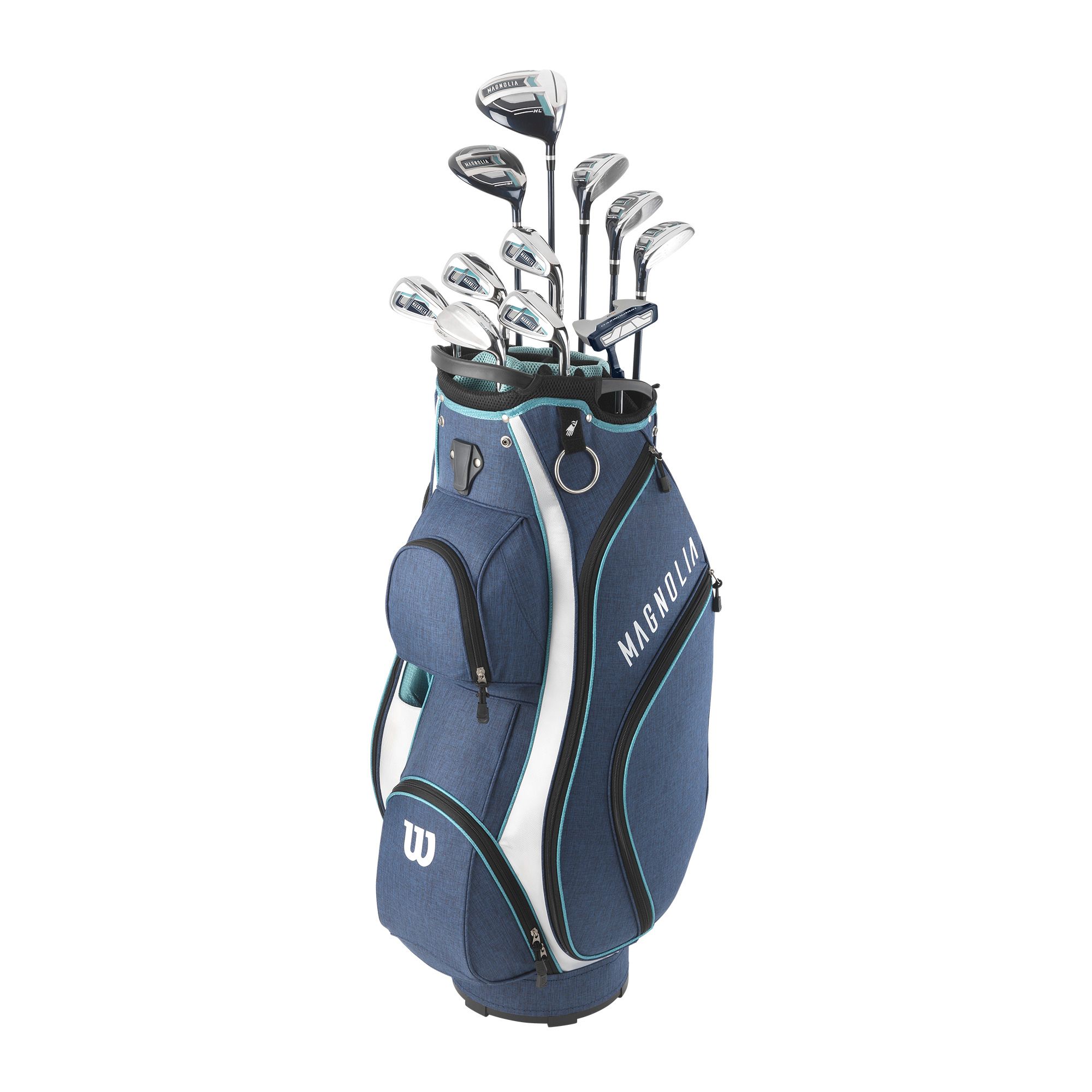Wilson Women's Magnolia 17-Piece Cart Bag Complete Set