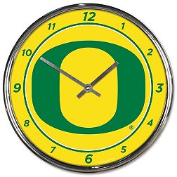 WinCraft Oregon Ducks Chrome Clock