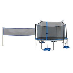 TruJump 14 Foot Trampoline with 3-in-1 Game