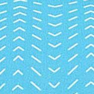 Turquoise Blue Print