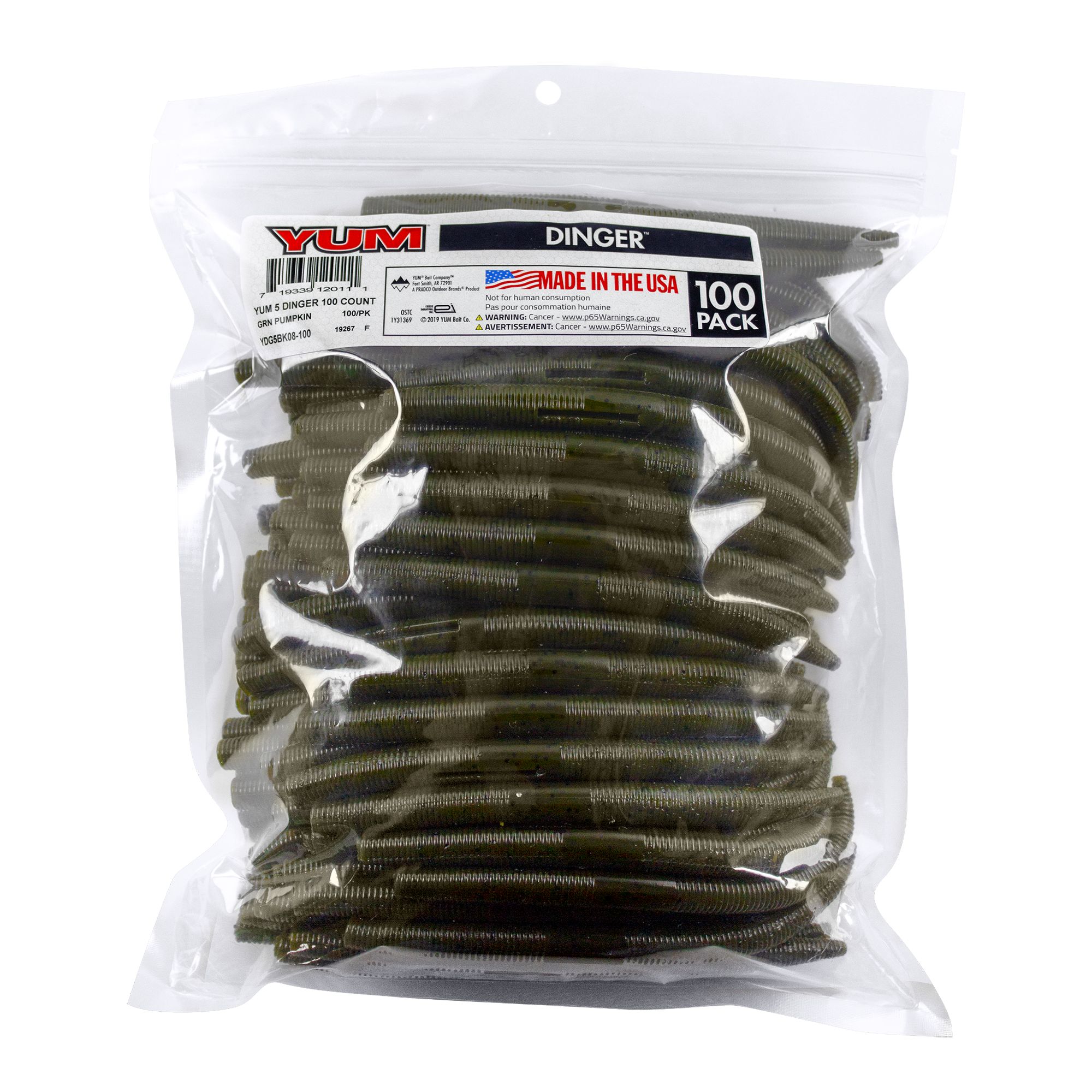 YUM Dinger Soft Bait Bulk Pack