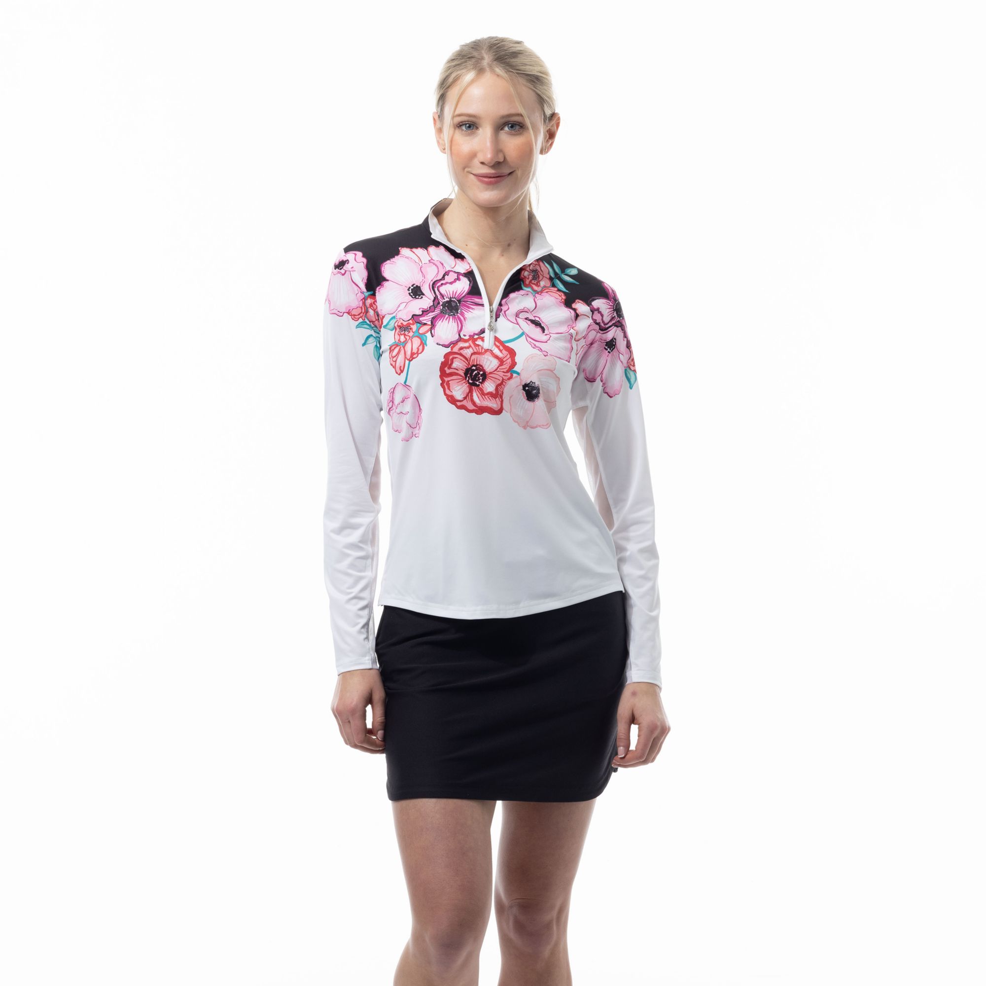 Poppy Patch Black