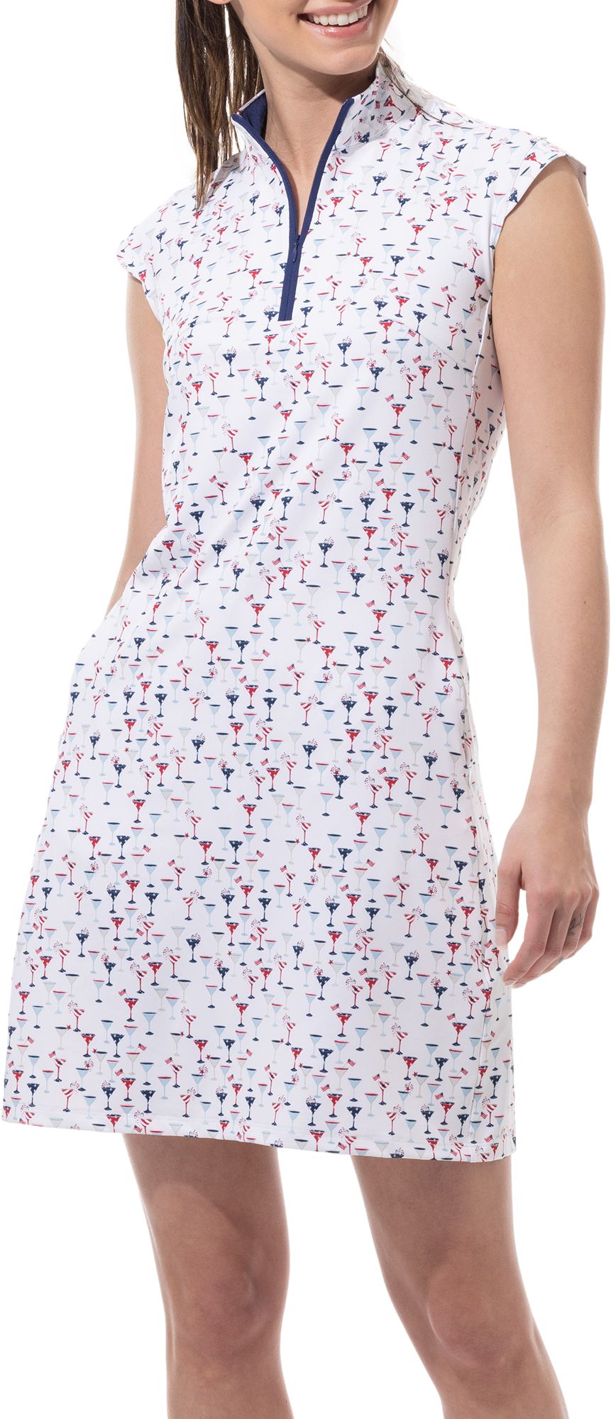 SanSoleil Women's Solstyle Cool Sleeveless Golf Dress