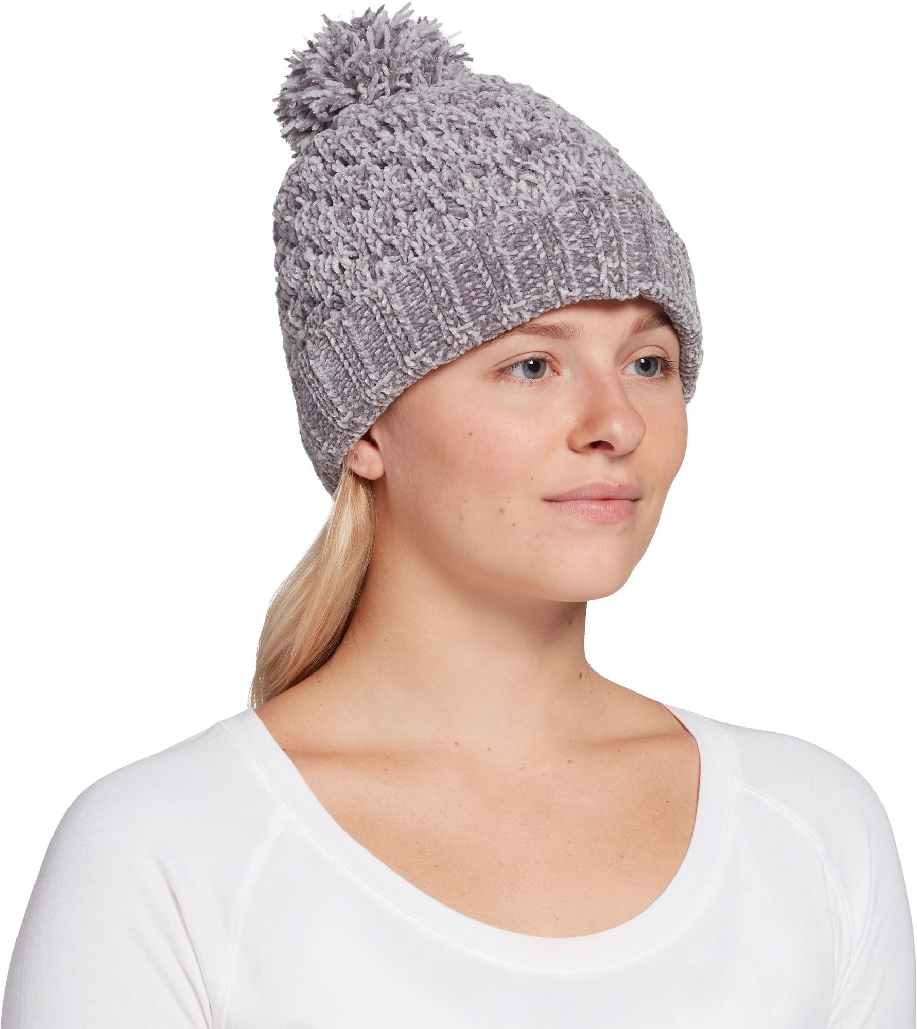 Northeast Outfitters Women's Cozy Chenille Pom Beanie