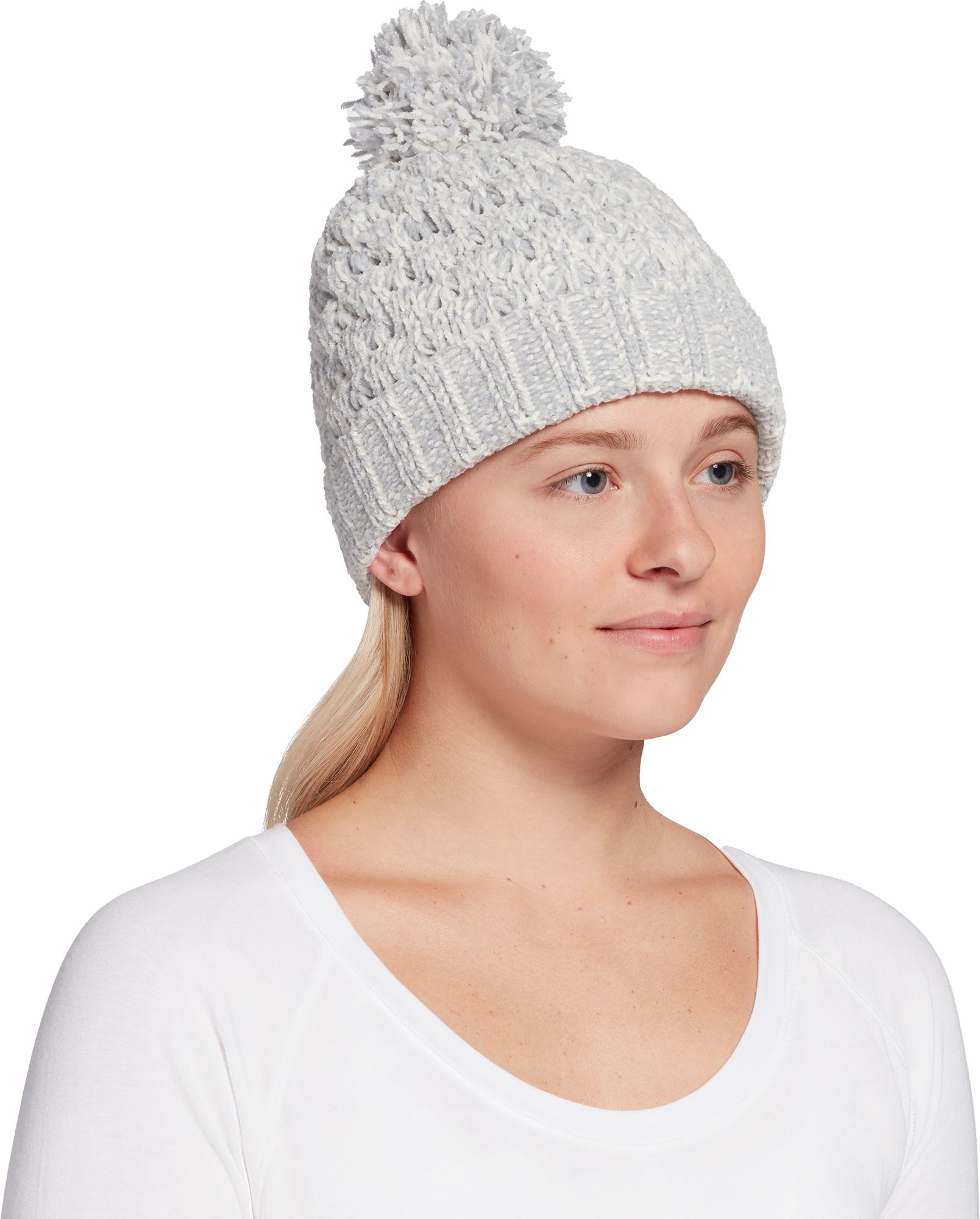 Northeast Outfitters Women's Cozy Chenille Pom Beanie