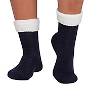Northeast Outfitters Women's Nep Yarn Cozy Cabin Cuffed Socks