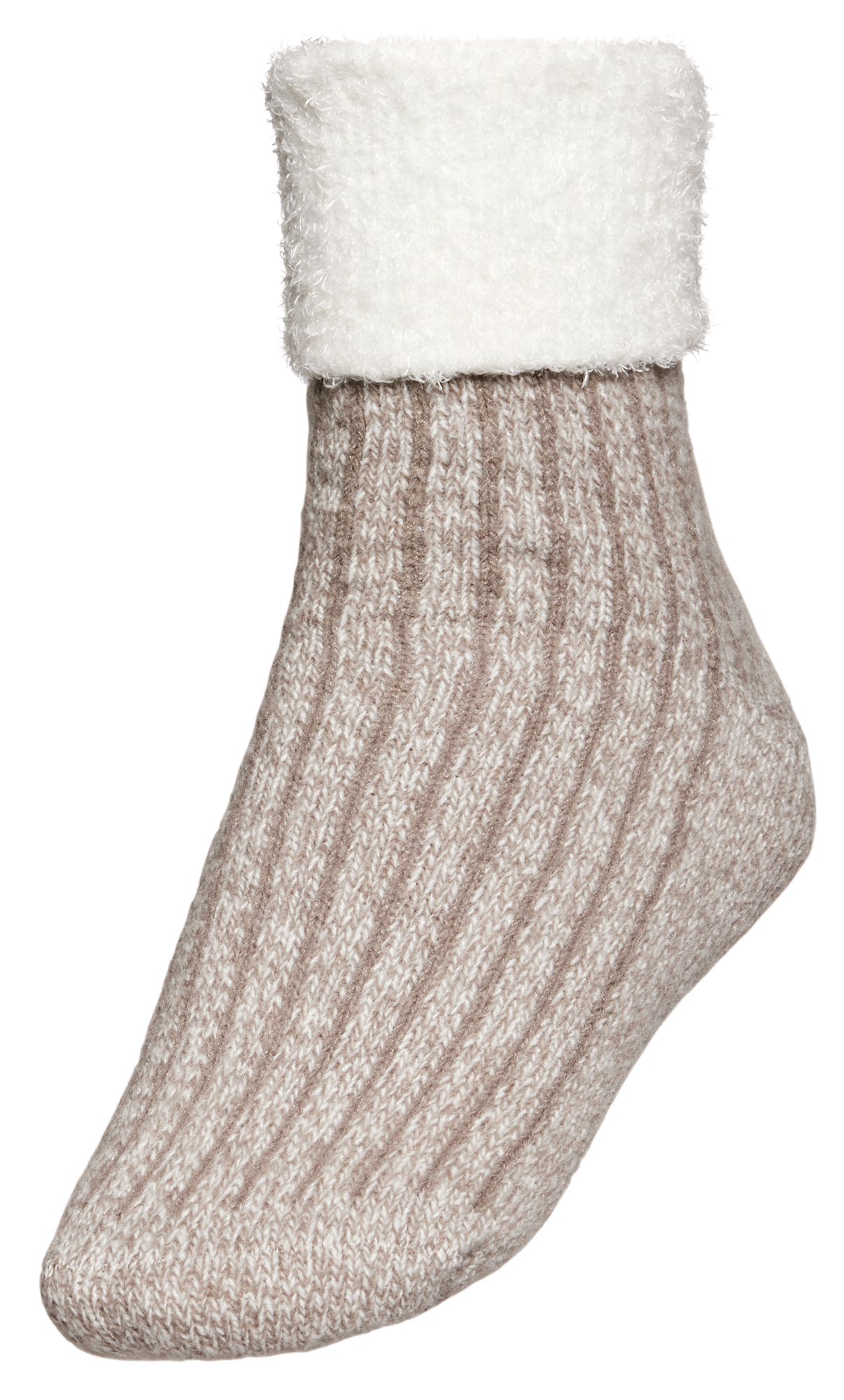 Northeast Outfitters Women's Rib Crew Cozy Cabin Cuffed Socks