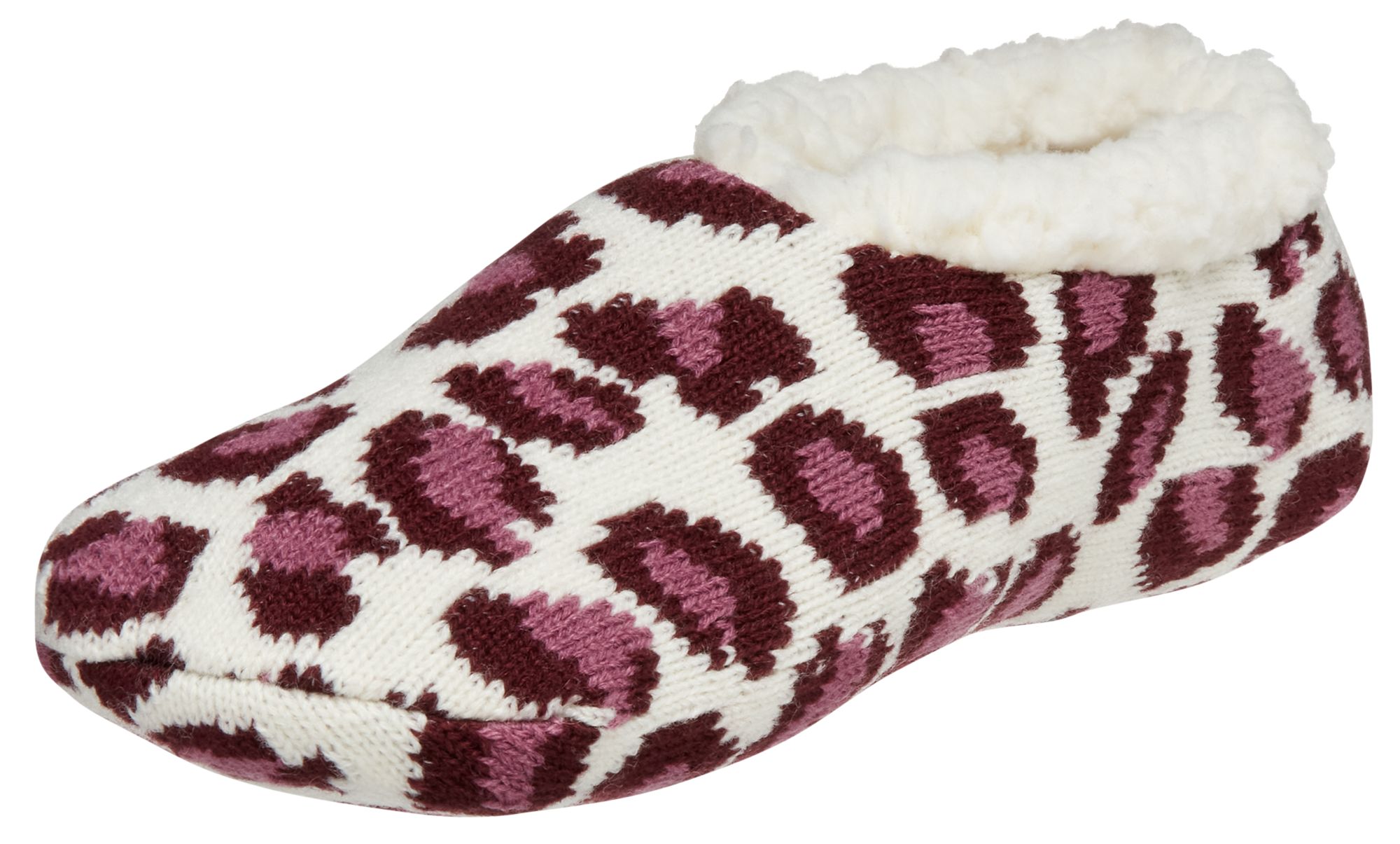 Northeast Outfitters Women's Cheetah Cozy Cabin Slipper Socks