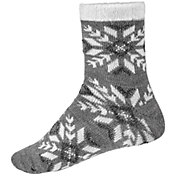Northeast Outfitters Women's Sparkly Snowflake Cozy Cabin Crew Socks