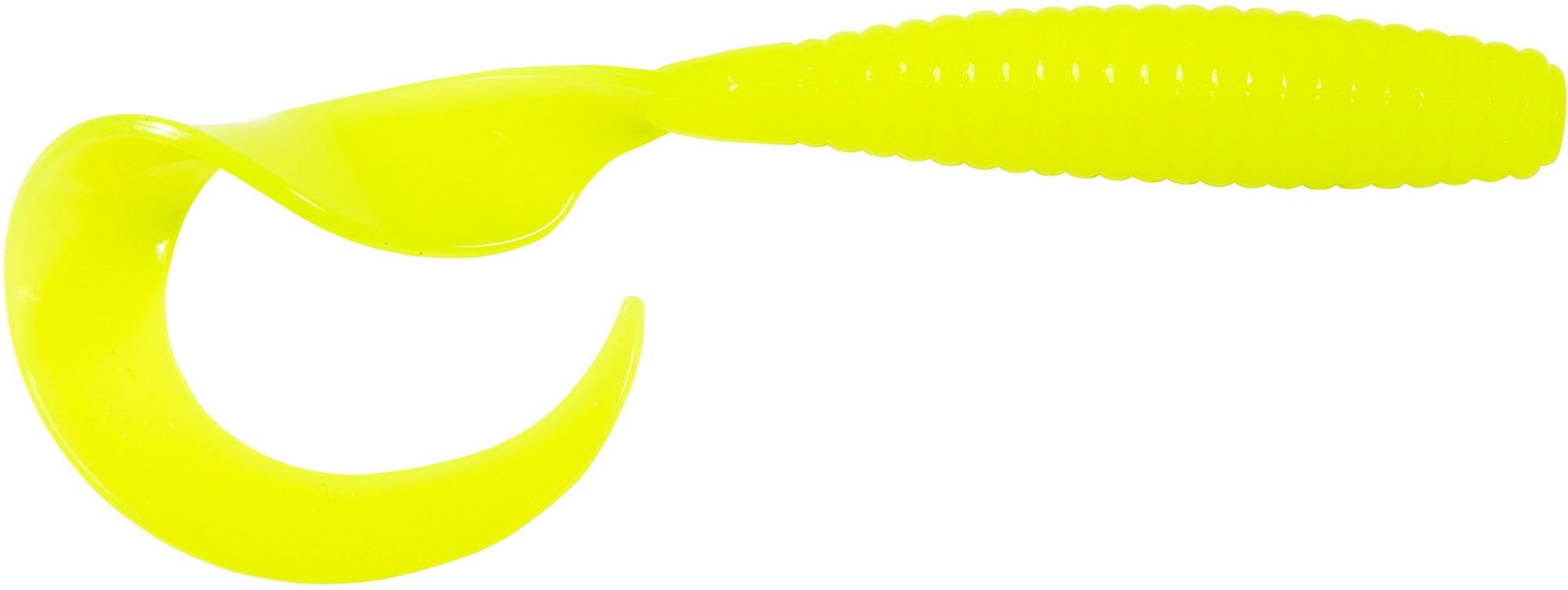 Z-Man DoormatadorZ Saltwater Grub Soft Bait, Hot Chartreuse
