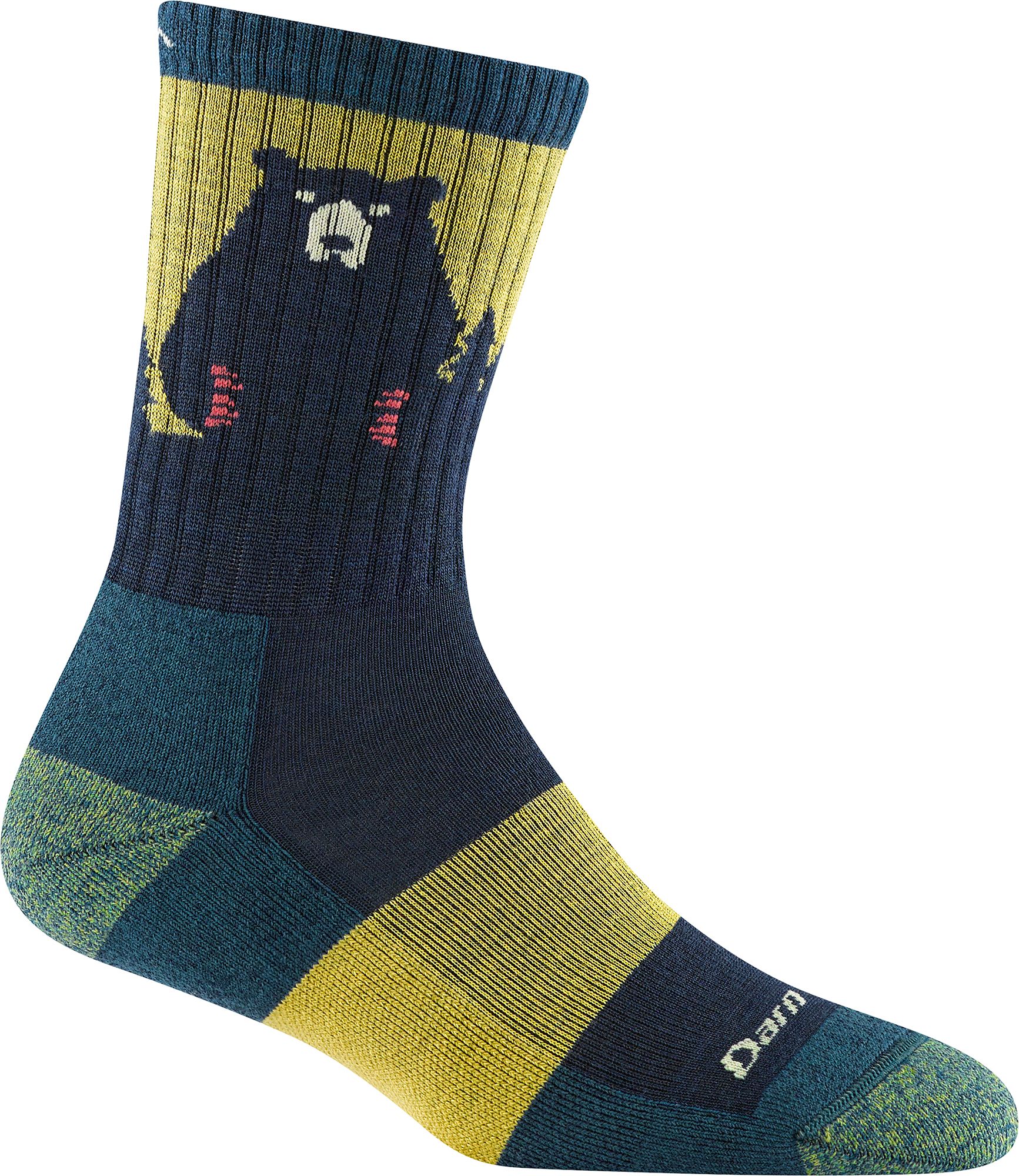Darn Tough Women's Bear Town Cushioned Micro Crew Socks
