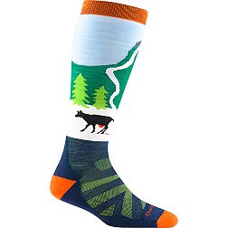 Darn Tough Youth Pow Cow Cushioned Over-The-Calf Ski and Snowboard Socks