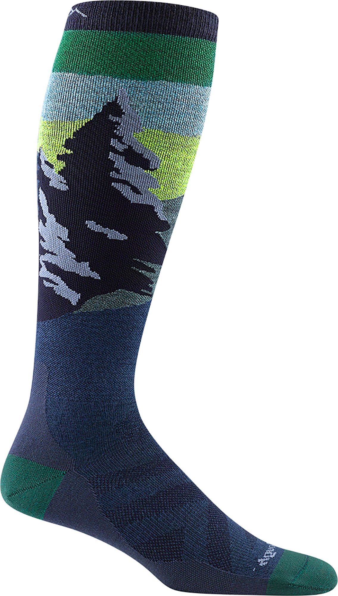 Darn Tough Solstice Over-The-Calf Ski and Snowboard Socks, Men