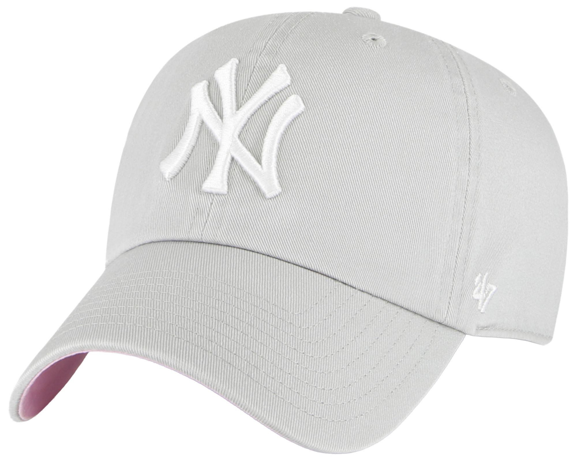 '47 Men's New York Yankees Grey Ballpark '47 Clean Up Adjustable Hat