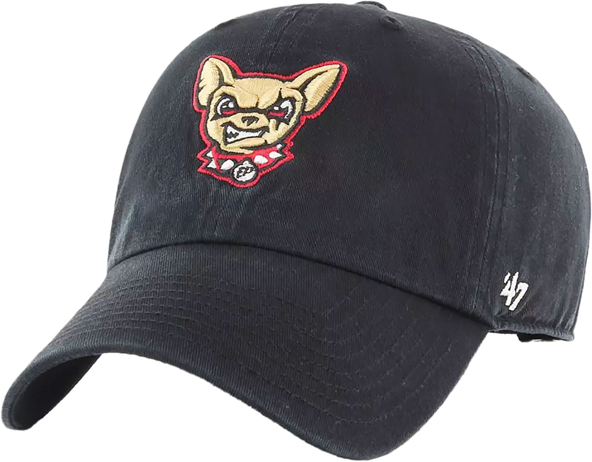 ‘47 Adult El Paso Chihuahuas Black Clean Up Adjustable Hat