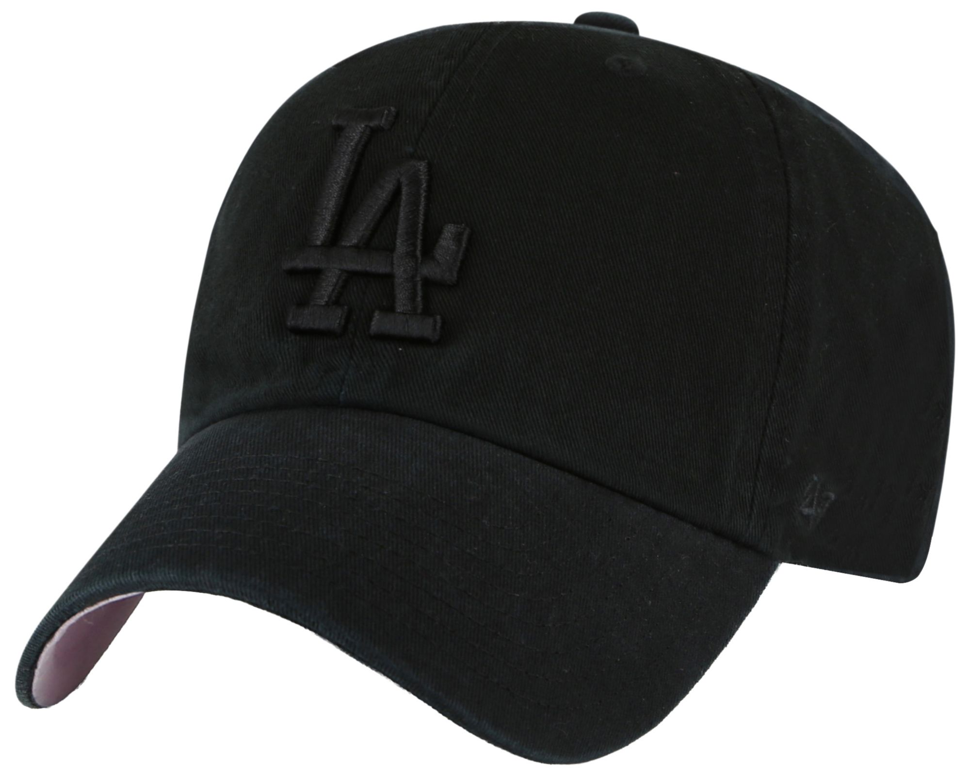 '47 Men's Los Angeles Dodgers Black Ballpark '47 Clean Up Adjustable Hat