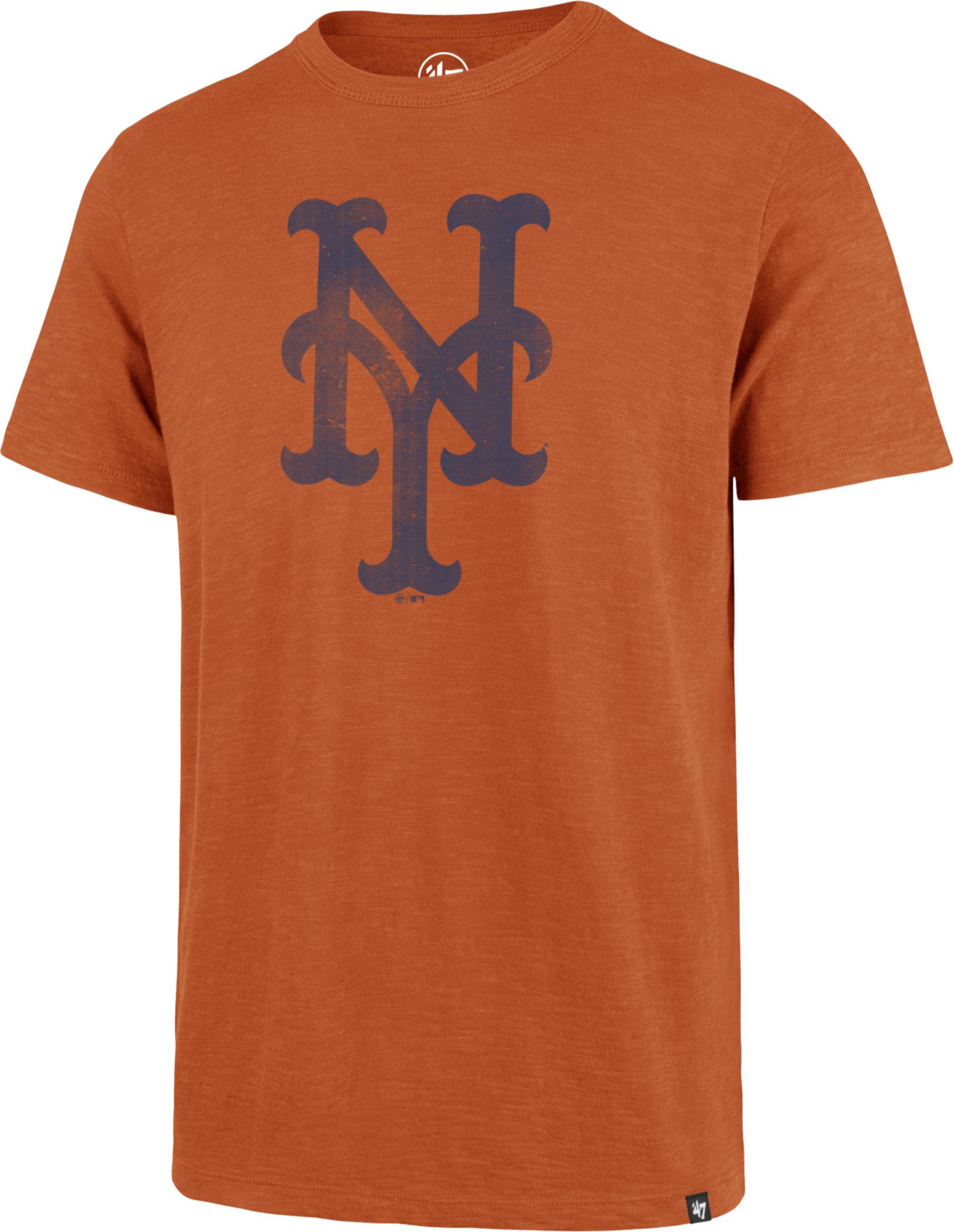 47 Brand / Men's New York Mets Orange Grit Scrum T-Shirt