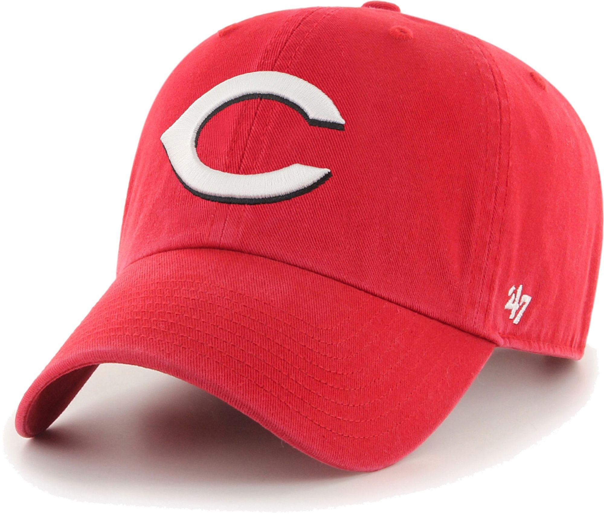'47 Adult Cincinnati Reds Red Clean Up Adjustable Hat