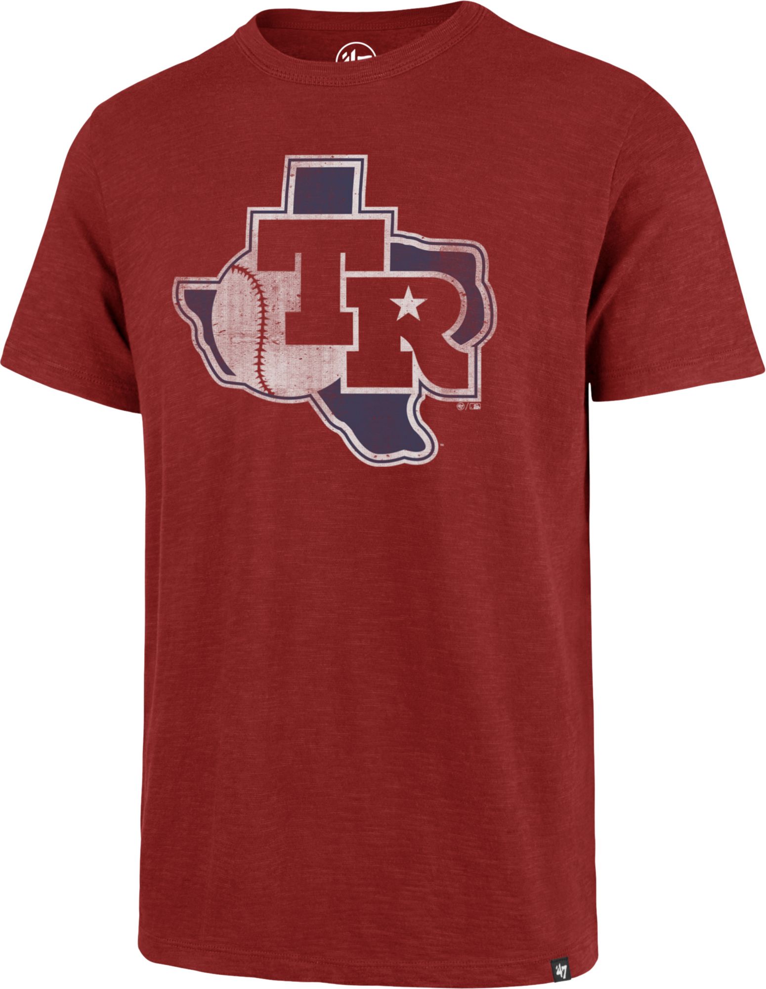 Texas rangers short sleeve camo logo shirt