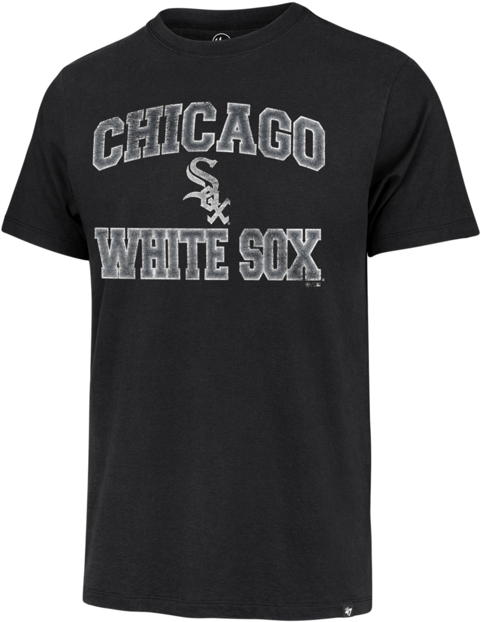 47 Men's Chicago White Sox Bars Franklin T-Shirt - Gray - S (Small)