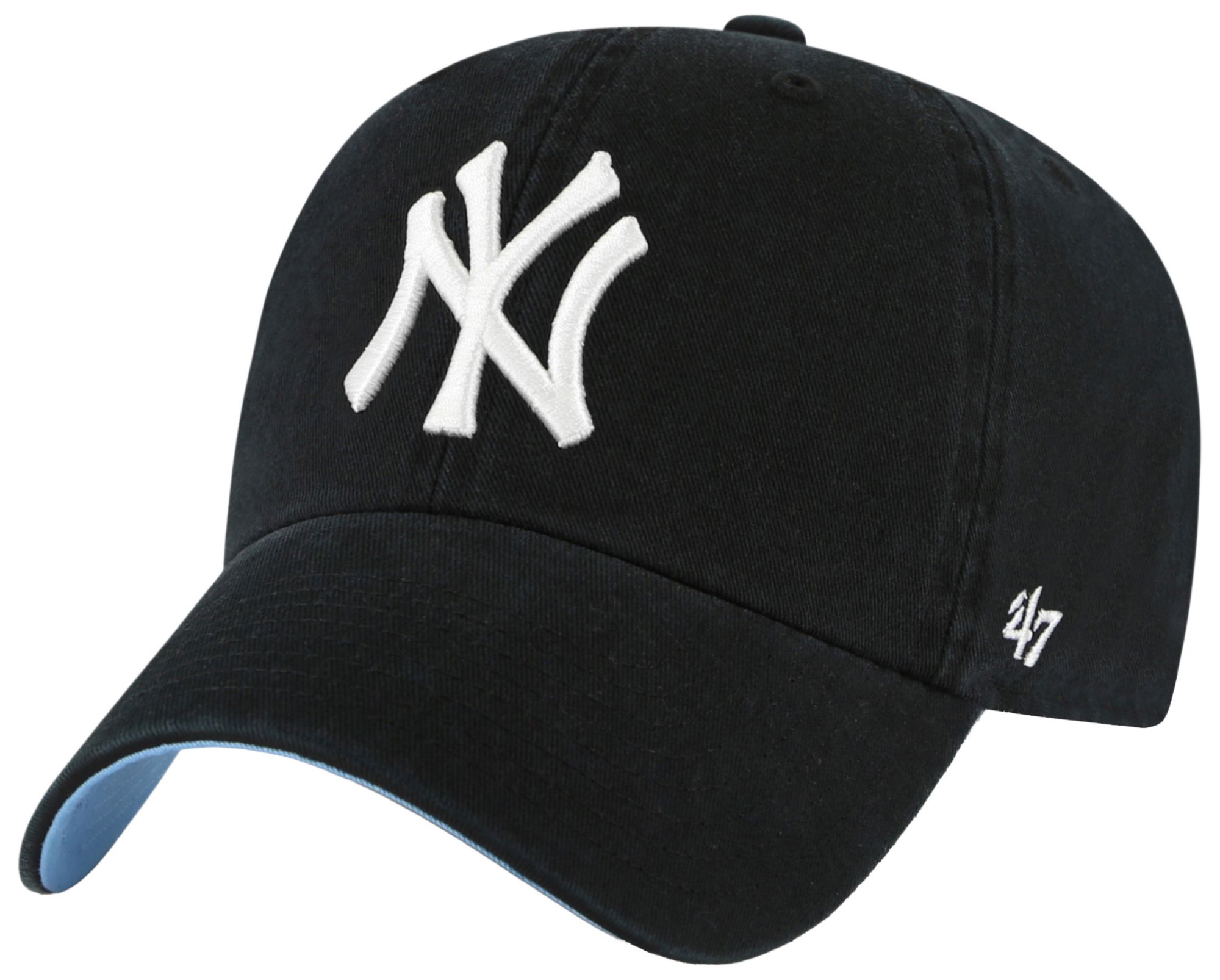 '47 Men's New York Yankees Black Ballpark '47 Clean Up Adjustable Hat