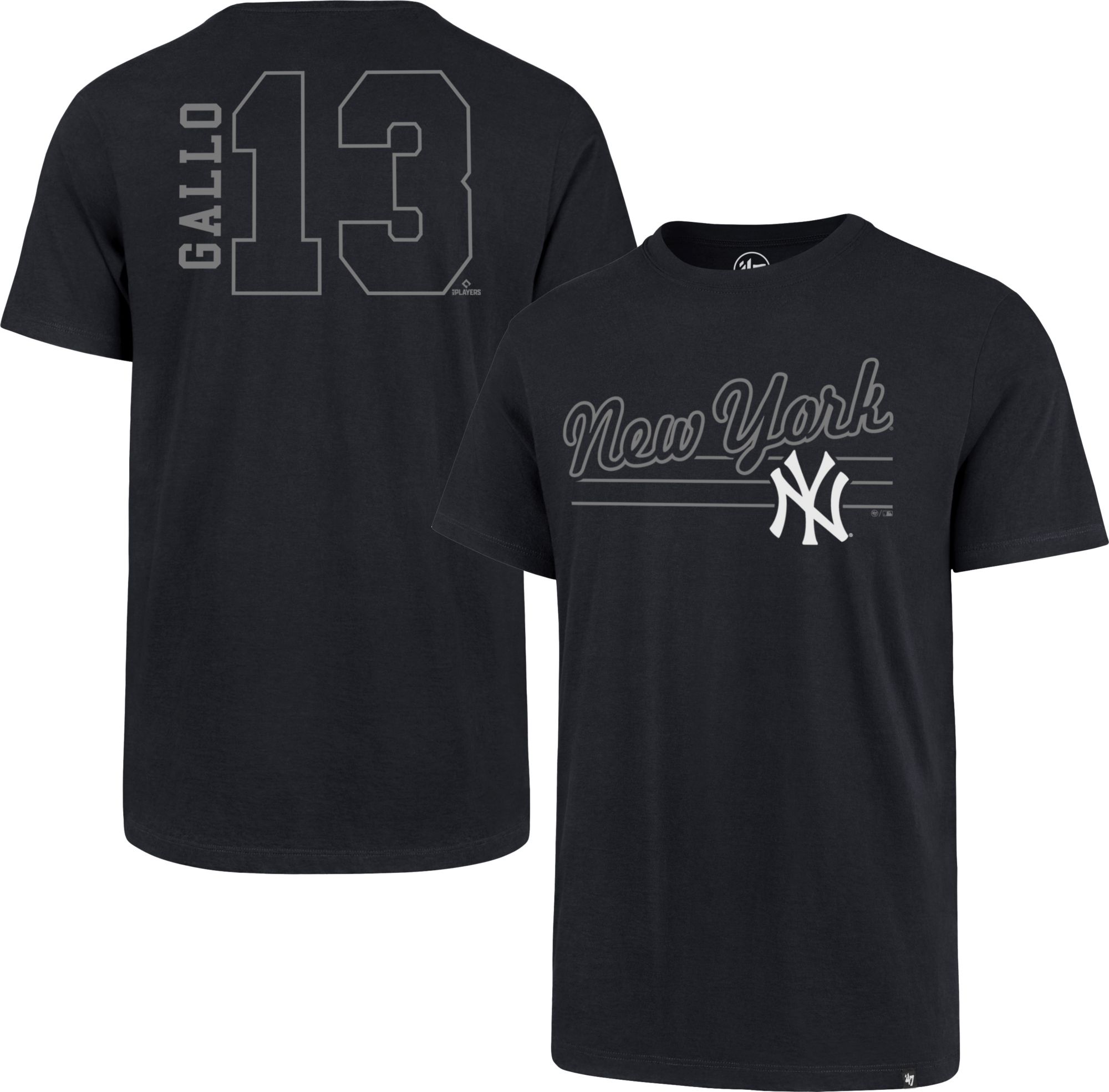 47 Brand / Men's New York Yankees Joey Gallo #13 Navy MVP Rival T-Shirt