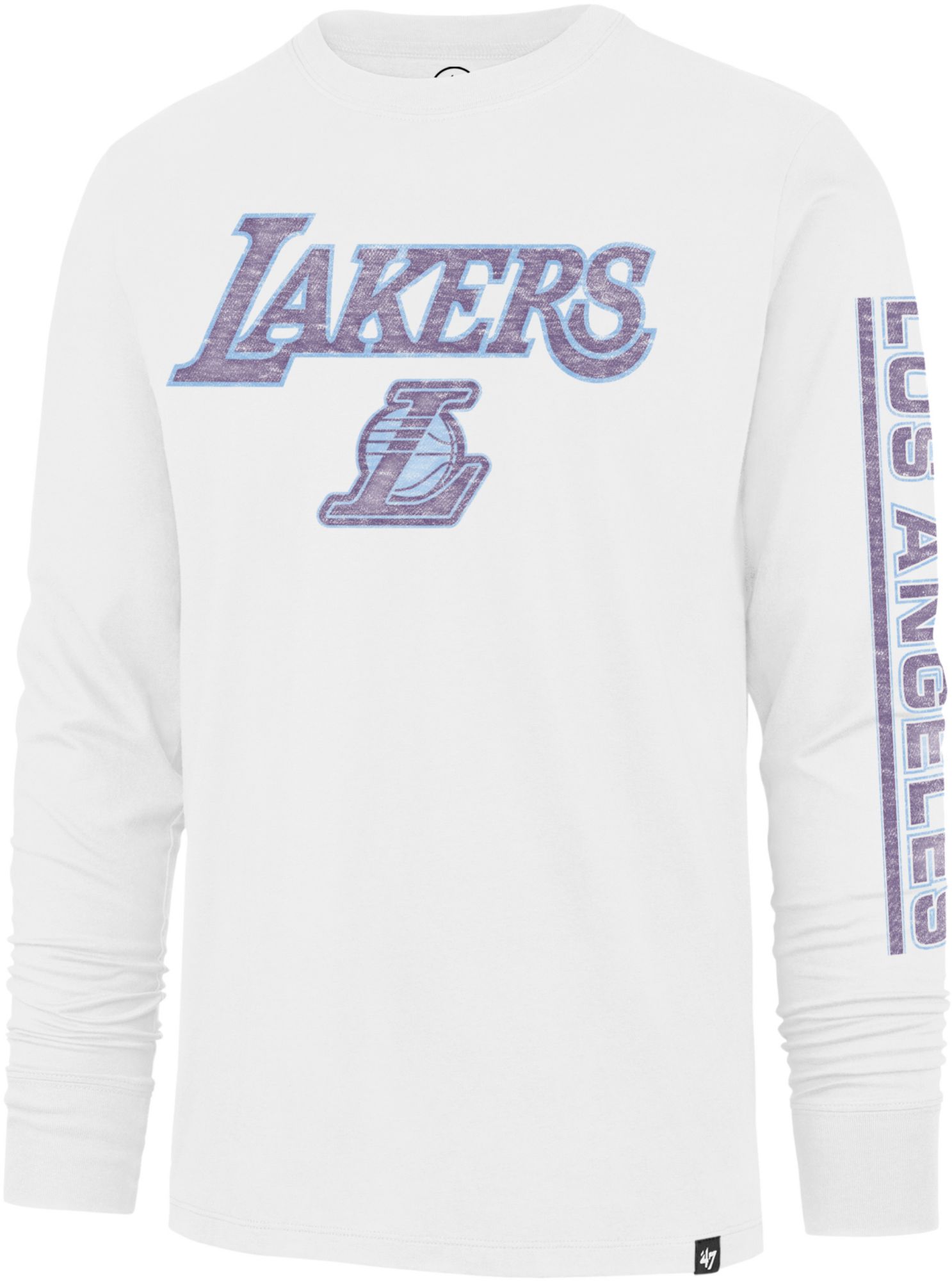 Lakers white long store sleeve