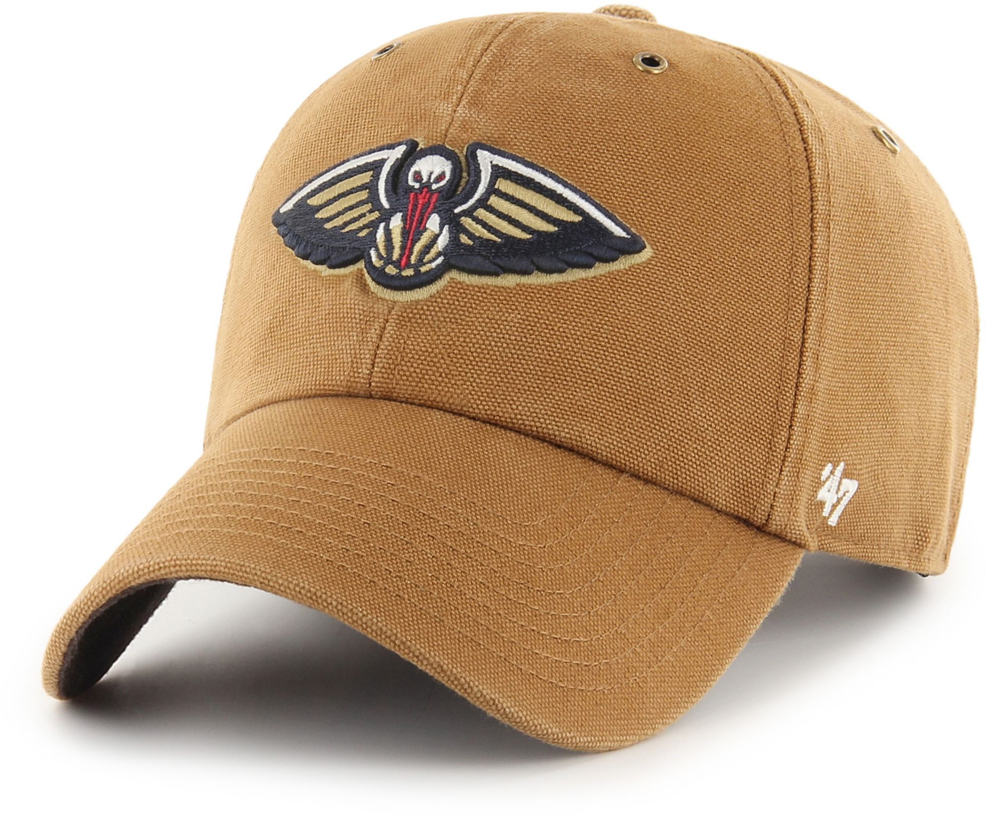 New Orleans Pelicans CUFFED-VISOR KNIT BEANIE Navy Hat