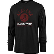 ‘47 Men's Alabama Crimson Tide Black Super Rival Long Sleeve T-Shirt