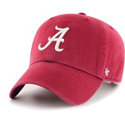‘47 Men's Alabama Crimson Tide Crimson Clean Up Adjustable Hat