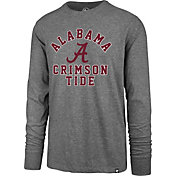 ‘47 Men's Alabama Crimson Tide Grey Super Rival Long Sleeve T-Shirt