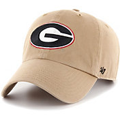 ‘47 Men's Georgia Bulldogs Khaki Clean Up Adjustable Hat