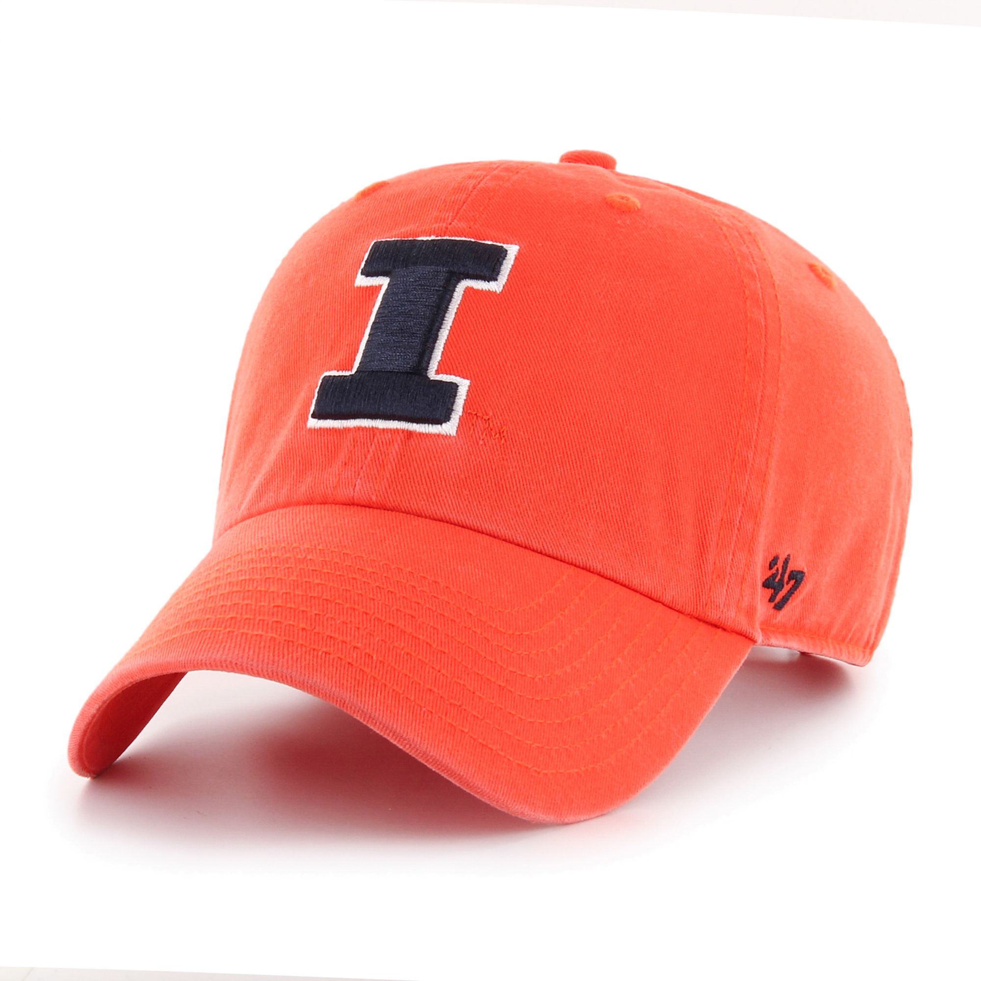 '47 Men's Illinois Fighting Illini Clean Up Orange Adjustable Hat