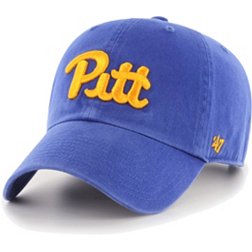‘47 Men's Pitt Panthers Blue Clean Up Adjustable Hat