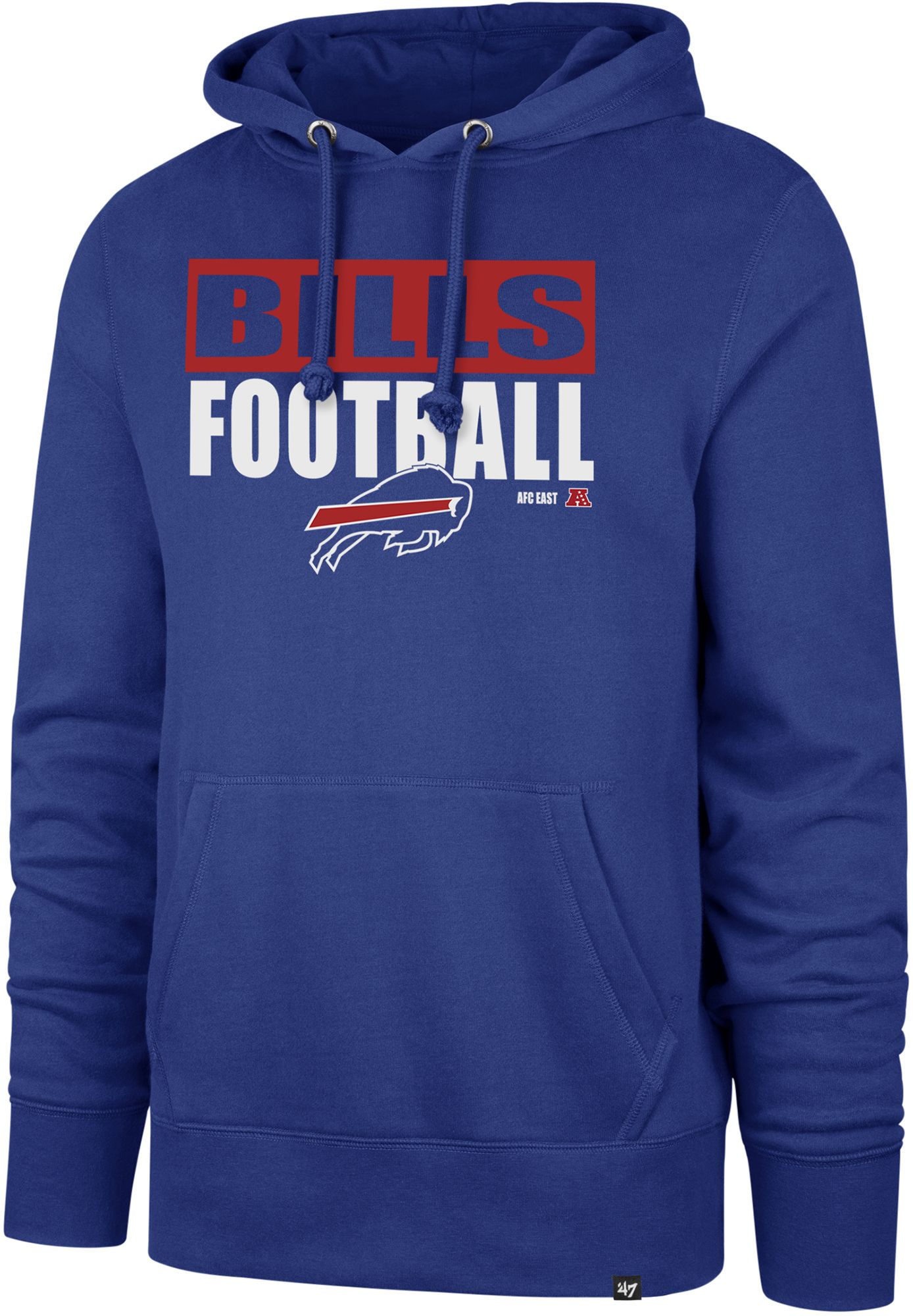 47 Men's Buffalo Bills Outrush Headline Throwback Hoodie