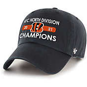 '47 Men's Cincinnati Bengals 2021 AFC North Division Champions Clean Up Black Hat