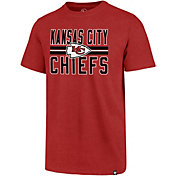 '47 Men's Kansas City Chiefs Red Block Stripe T-Shirt