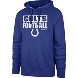 '47 Men's Indianapolis Colts Blockout Royal Headline Hoodie
