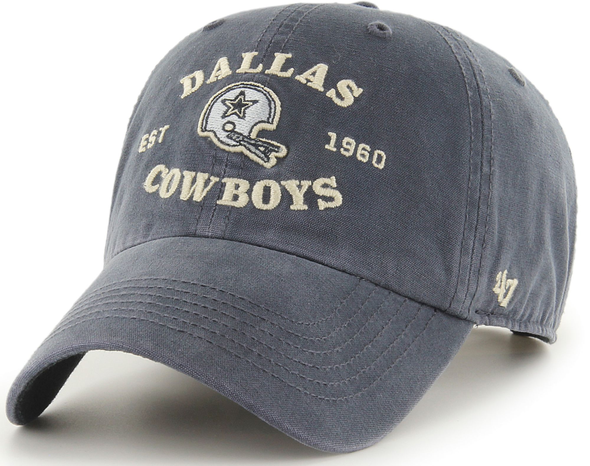 Dallas Cowboys New Era Gray Core Cuffed Pom Knit Hat