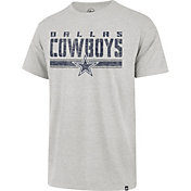 '47 Men's Dallas Cowboys Franklin Stripe Grey T-Shirt