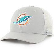 '47 Men's Miami Dolphins Grey Adjustable Trucker Hat