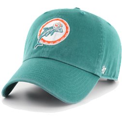 ‘47 Men's Miami Dolphins Legacy Clean Up Aqua Adjustable Hat